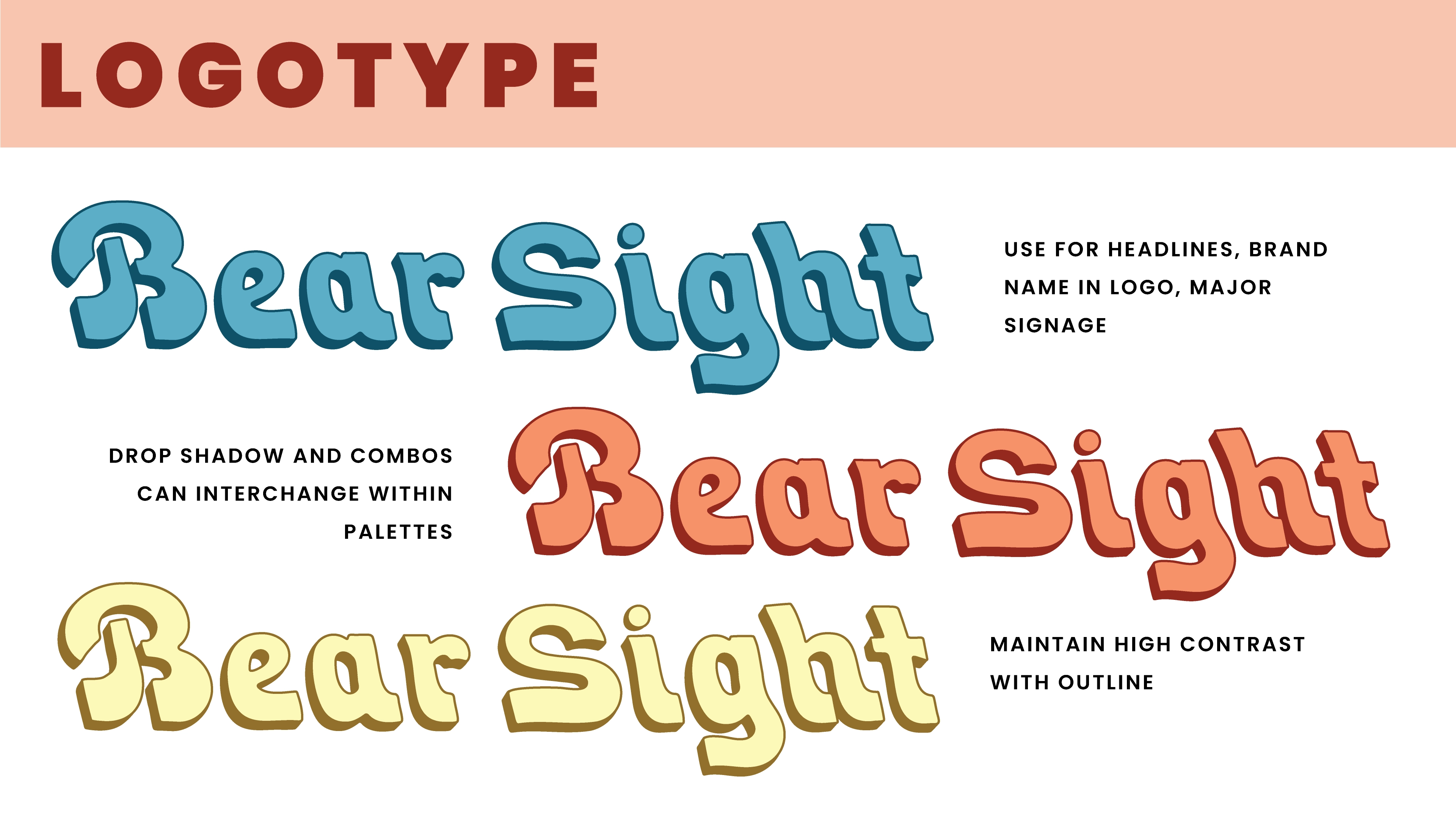 Bear Sight logotype design
