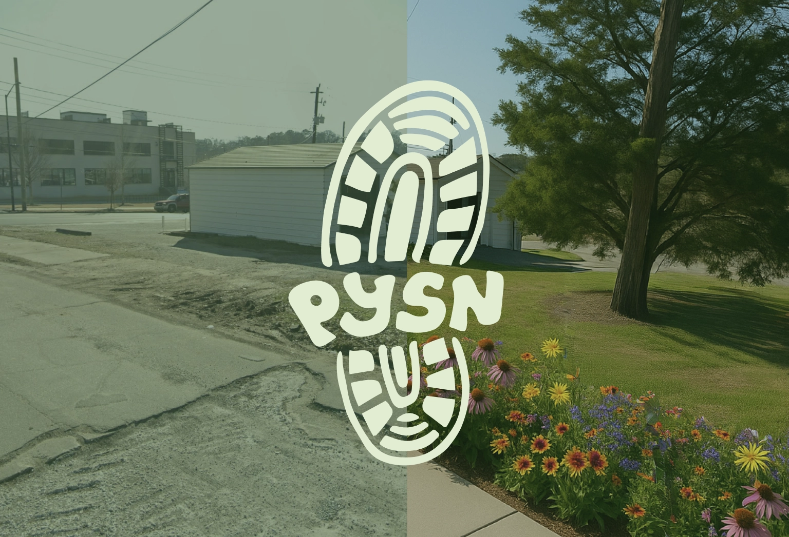 PYSN sidewalk revitalization project mockup