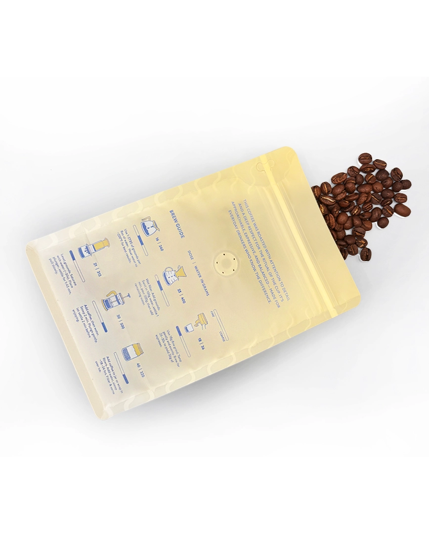 White label bag flat layout