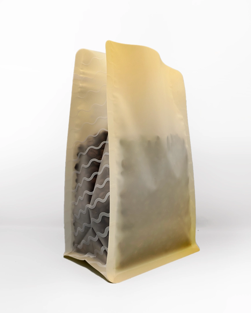 White label bag showing front and side